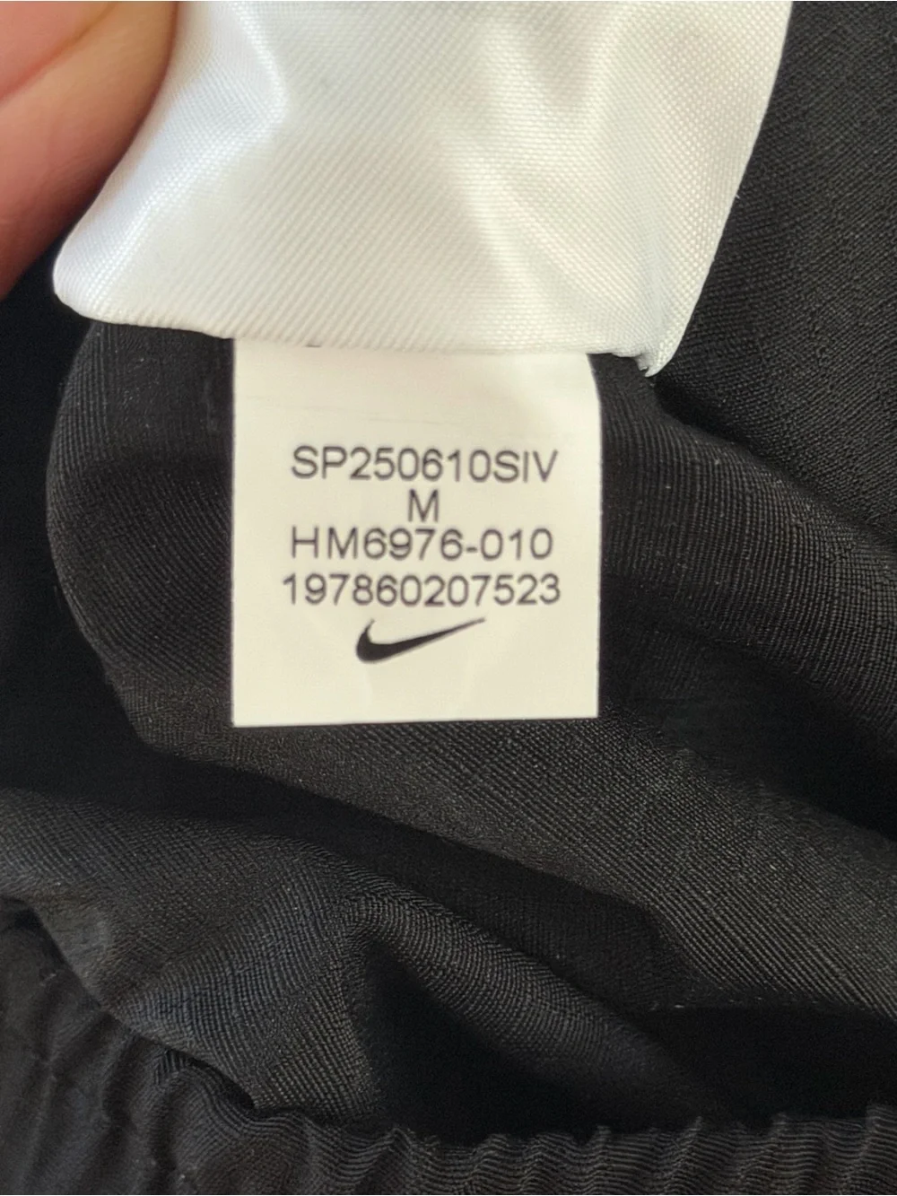 Nike Black Women's Cargo Track Pants with Swoosh
